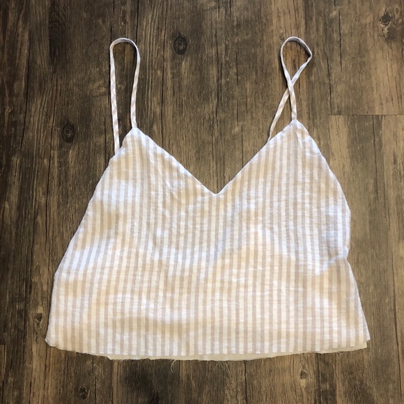 Tobi Tops - Tobi Striped Crop Top